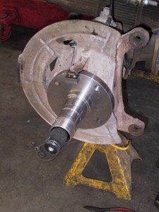 Spindle installed #4