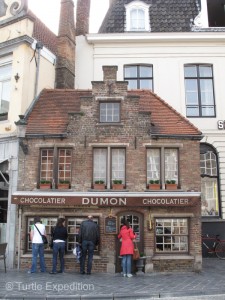 Belgium is famous for its wonderful chocolate, so of course we had to try some just to see if it was as good as Swiss.
