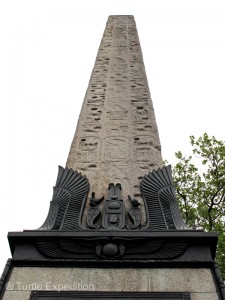 The obelisk presented to the British Nation in 1819 by Mohammed Ali, Viceroy of Egypt, is the oldest monument on the city.