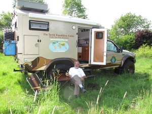 A grassy meadow behind Thomas’s house was a perfect campsite.
