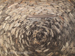 Cazelles are made with dry stacked rocks, quite an amazing architectual achievement.