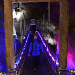Thousands of multi-colored LED lights along the walkways and bridges add a fantasyland effect.