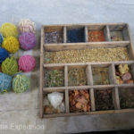 The unique Uzbek Khan-Atlas silk is famous for its beautiful natural dyes and brilliant colors.