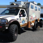 I had to wonder how many dogs had peed on our tires over the last 40,000 miles and 26 countries. Could this poor security dog “speak” Tajikistan dog pee?
