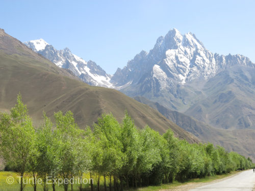 Majestic scenes were changing at every bend in the road.