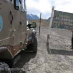 The 4,655 m, (15,272 ft.), Akbaytal Pass was the highest on this route. There would be others over 14,000 ft., but it was all downhill from here to Bishkek, the capital of Kyrgyzstan.