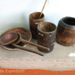 The Regional Museum in Kochkor had some interesting artifacts from kitchen tools to grinders to riding saddles and horse packing saddles.