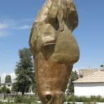 Monuments in At-Bashy and along the road reminded us of the importance of horses in this country.