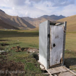 There was even a pit toilet outside, but not one you might really want to use.