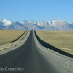 The highway to the Chinese border went from pavement to construction to dusty gravel.