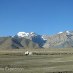 Looking for a place to camp for the night? How about the area on the far side of the yurts or??