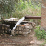 China Blog 4 074This pipe brought water from the distance mountains and filled an irrigation channel.