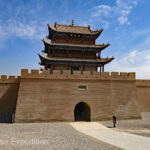 Leaving the West Gate entrance, the caravans headed for the treacherous Gobi and Taklamakan Deserts.