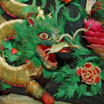 Dragons seemed important figures. This one is a yak butter creation.