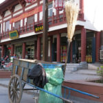Always a street sweeper to keep up after the tourists.