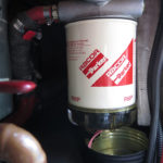 A Racor fuel filter/water separator/fuel pre-heater with a clear bowl to allow inspection for dirt or water in the fuel before it even reaches the Airtex fuel pump.