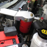 A DieselSite coolant filter keeps contaminants out of our Gates water pump.
