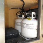 Our Warn winch kit fits perfectly next to our LP tanks. It holds cables, straps, chains, snatch-block, gloves and other extractions gear.