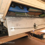The big compartment at the rear of the truck can also be accessed from each side.