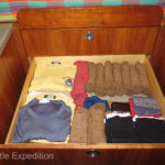 Yup, one drawer of clothes each!