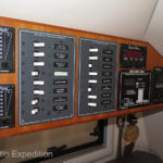 All power, both 12V DC and 110V AC, is controlled by Blue Sea marine circuit breakers. There are almost no fuses in the camper.