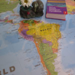 A map showing where we are and where we’re going is a great conversational piece during dinner.