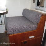 Six-inch medium dense foam seats with reclined backs are ideal for working, eating or just relaxing.