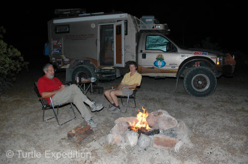 Umpqua National Forest, Utah. Welcome to our living room on the road.