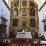 ts three gold-leaf altars, surrounded by eight life-size oil paintings, were shipped from mainland Mexico and then carried by mules into this remote location.