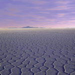 These salt flats cover over 10,000 square kilometers and contain about 10 billion tons of salt.